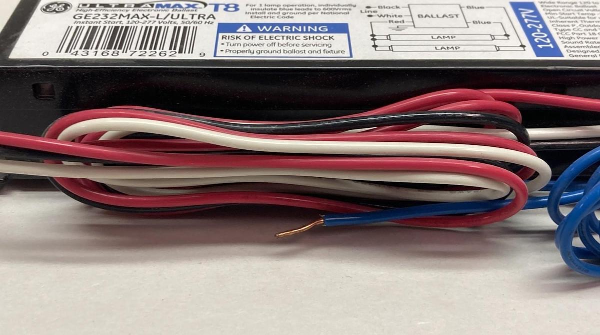 GE,GE232MAX-L/ultra,UltraMax T8 Electronic Ballast 120-277V 50/60Hz