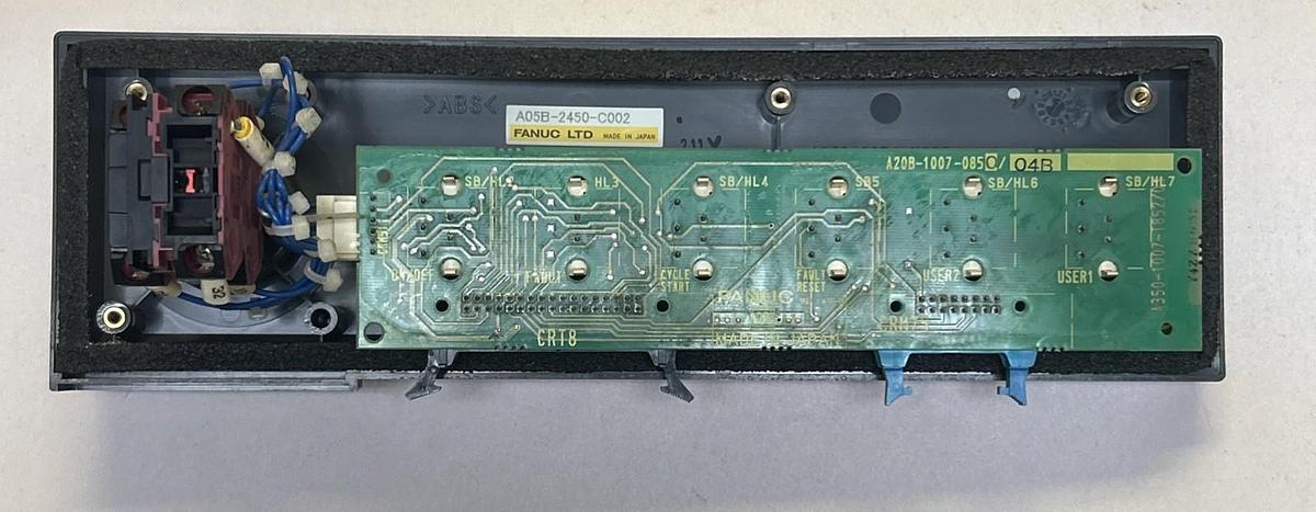 Used FANUC,A05B-2450-C002,OPERATOR CONTROL PANEL