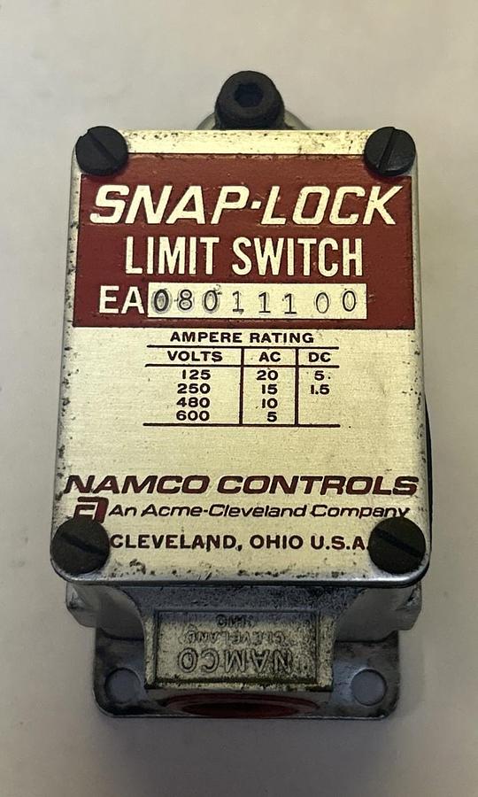 Used NAMCO CONTROLS,EA08011100,LIMIT SWITCH