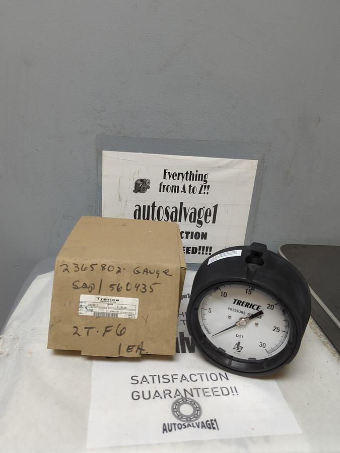 TRERICE,450B,PRESSURE GAUGE 0-30PSI DA42011 NOS