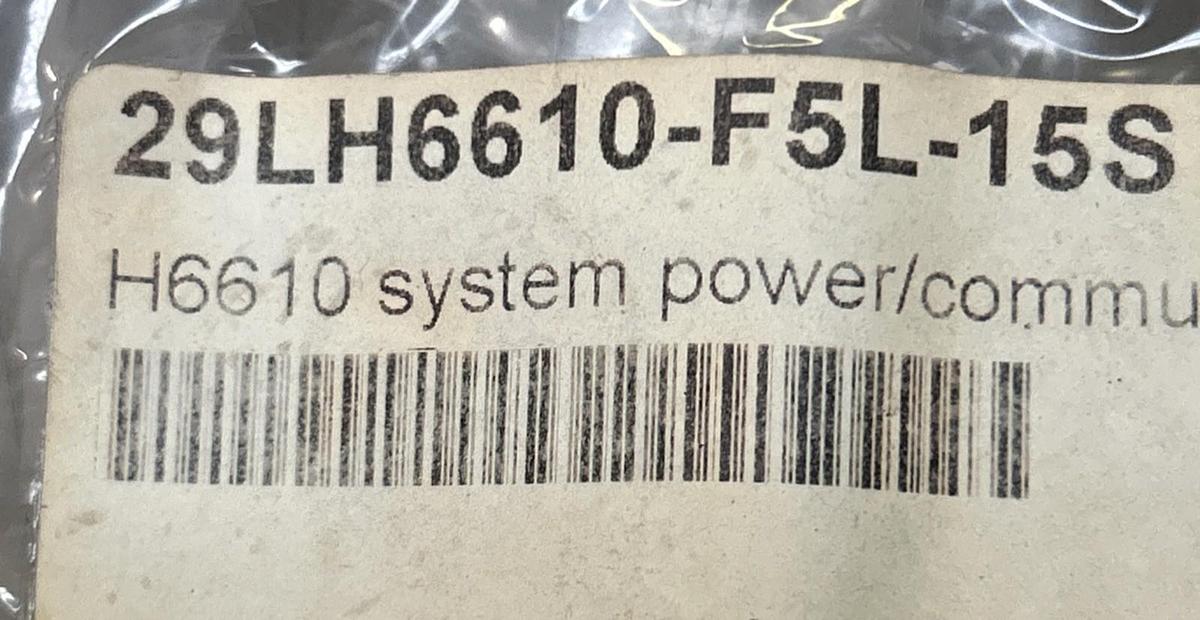 WESCO,29LH6610-F5L-15S,SYSTEM POWER COMMUNICATIONS CABLE NOS