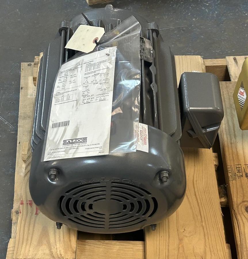 BALDOR,254T,SUPER-E MOTOR 15HP 200V 3530RPM 3PH 254T FRAME