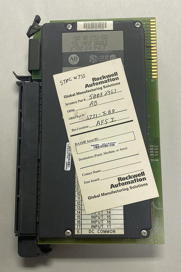 Used ALLEN BRADLEY,1771-IGD TTL,INPUT MODULE REFURBISHED