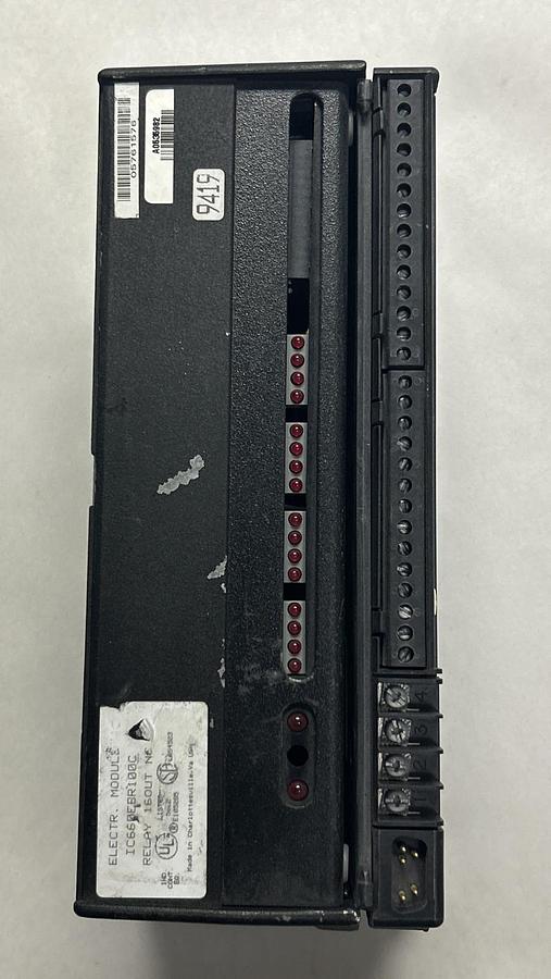 Used GE FANUC,IC660EBR100/IC660EBR100C ,GENIUS BLOCK RELAY OUTPUT