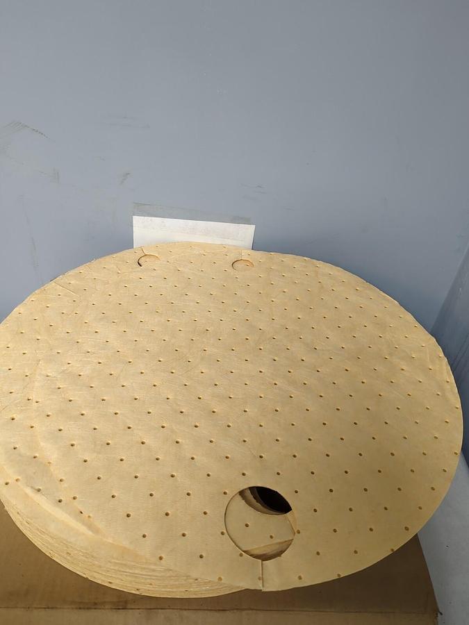 SUSTARN,M-76,DOUBLE-WIEGHT OIL-ONLY MELTBLOWN SORBET 22" ROUND 25 PC/DRUM PADS