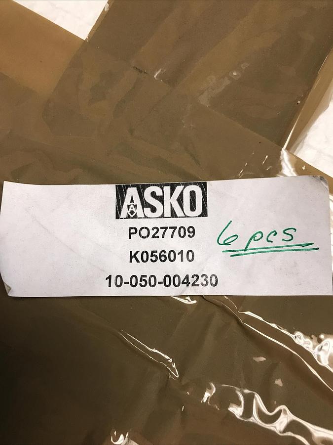Used Asko ,K056010,Carbide Slitter Blade 10-050-004230 Box Of 6