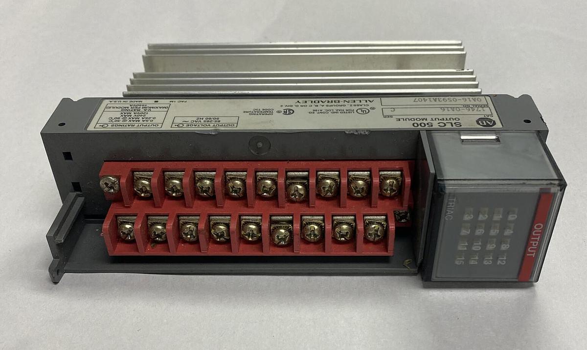 Used Allen-Bradley,1746-0A16,Ser C Output Module