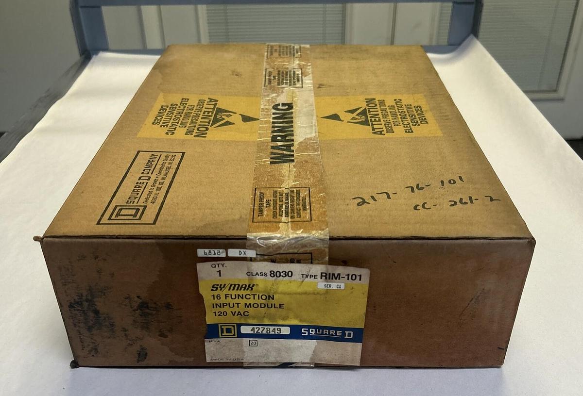 Used SQUARE D,8030RIM-101,SY/MAX 16 FUNCTION INPUT MODULE NOS