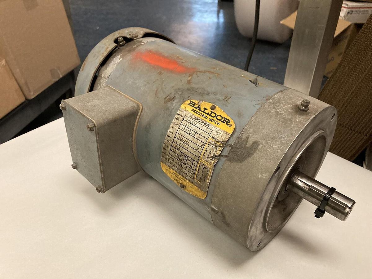 Used Baldor,VM3556T,3-Phase Electric Motor 1140 RPM 230/460V 145T Frame