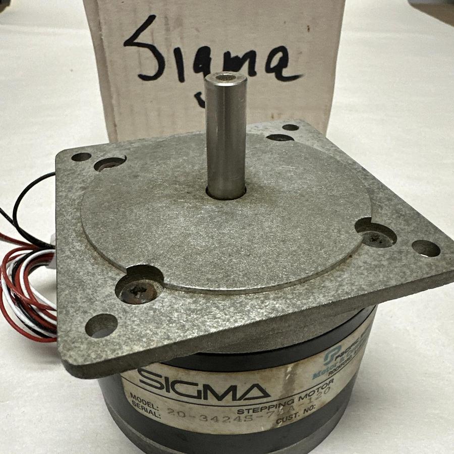 Used Sigma,20-3424S-72A-120,Stepping Motor