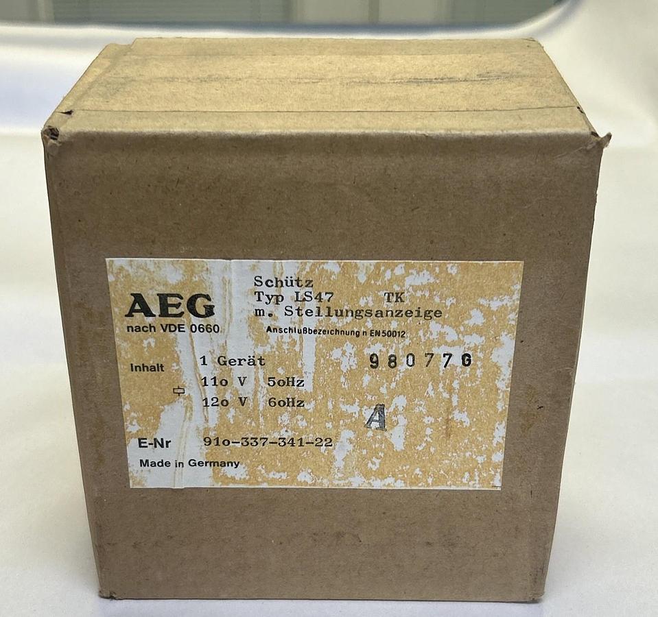Used AEG,LS47,POWER CONTACTOR NEW