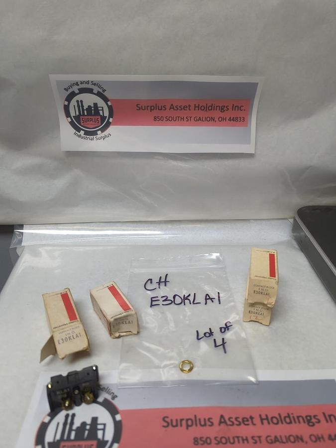 CUTLER-HAMMER,E30KLA1,CONTACT BLOCK LOT OF 4 NOS