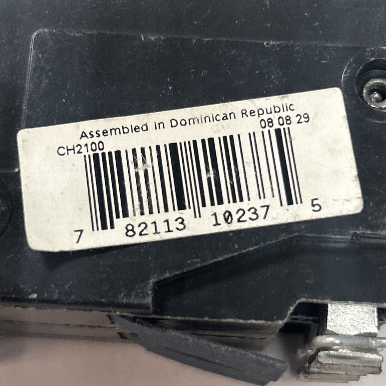 Used CUTLER-HAMMER,CH2100,CIRCUIT BREAKER 100A 120/240V 2P