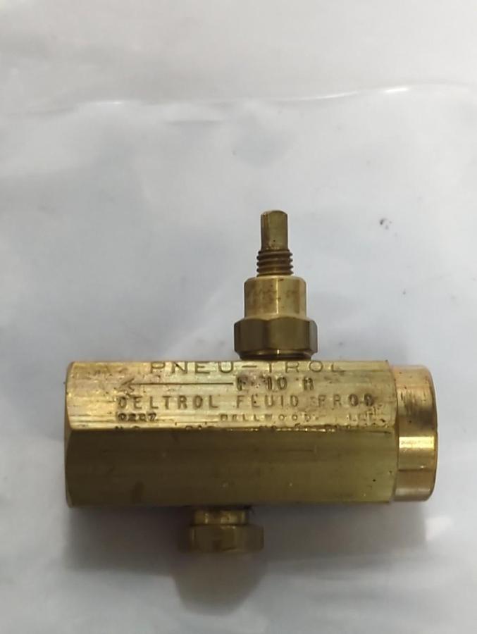 Used DELTROL,F10B,PNEU-TROL FLOW CONTROL VALVE PRE-OWNED