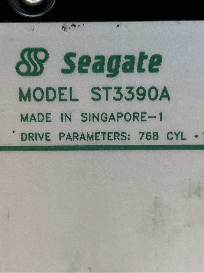 Used SEAGATE,ST3390A,HARD DRIVE 341.31MB