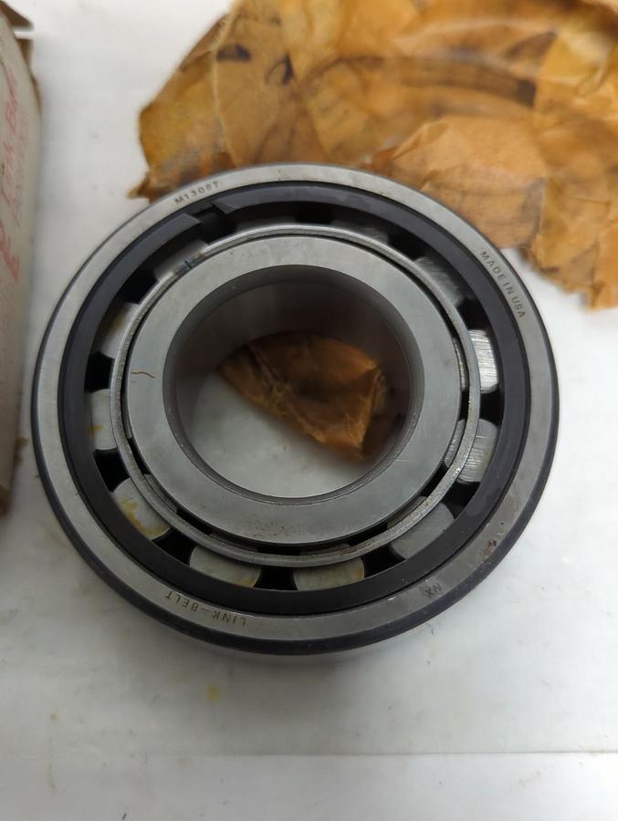 LINK BELT,MU1308T,CYLINDRICAL ROLLER BEARING 40X90X23MM NOS
