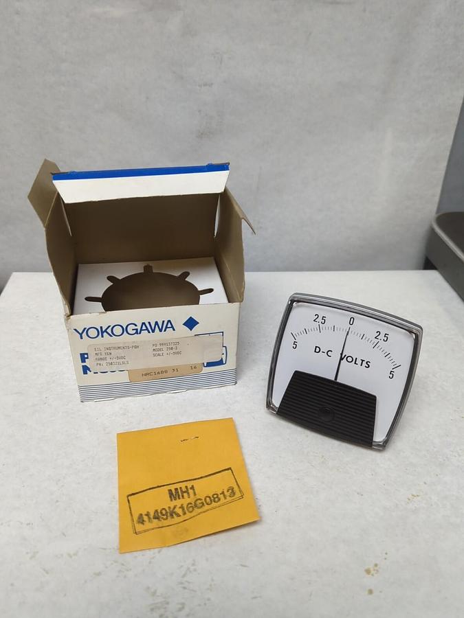 YOKOGAWA,250321LSLS,MODEL 250-3 PANEL METER NOS