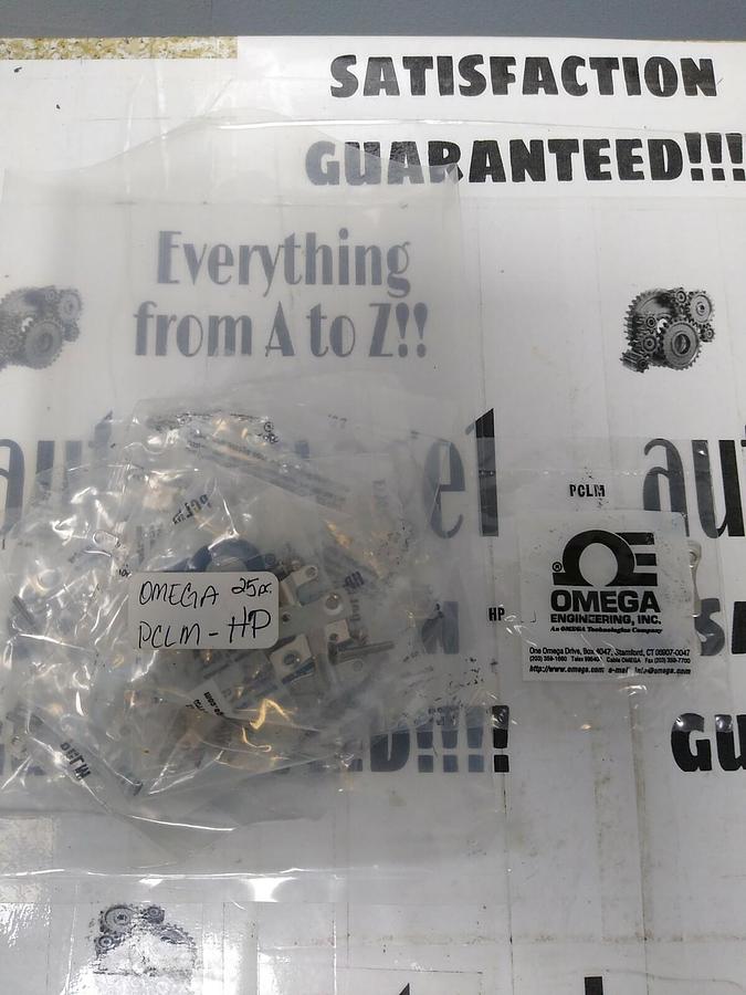 Used Omega,PCLM-HP,Cable Clamp Kit Lot of 25 NOS
