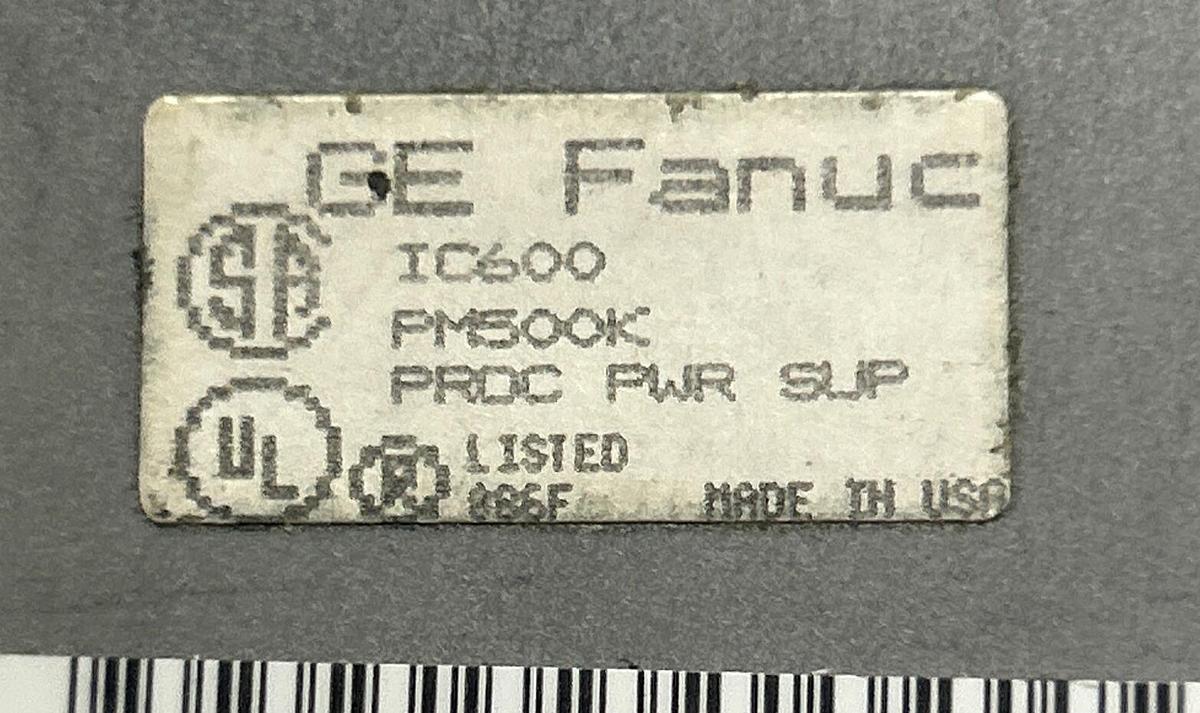 Used GE FANUC,IC600PM500K,POWER SUPPLY