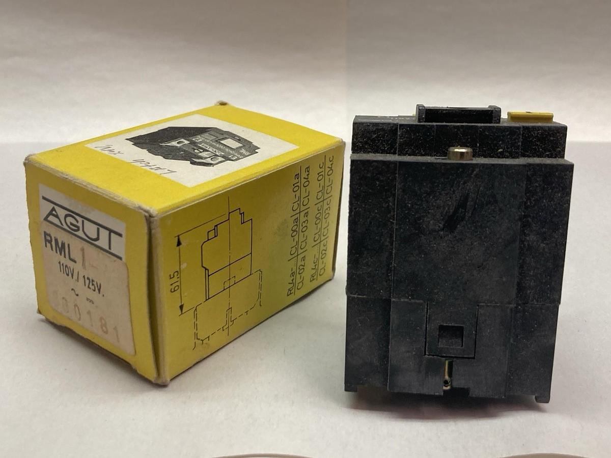 Used Agut,RML-1,Contactor LR30821 110V 50/60Hz