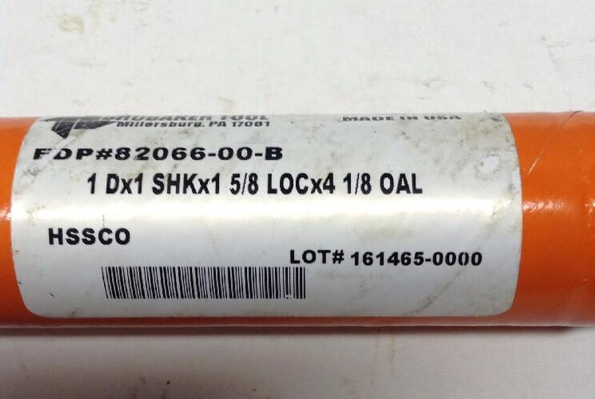 Acculead,82066-00-B,Cobalt End Mill 1 IN Diameter by 1 IN Shank Diameter