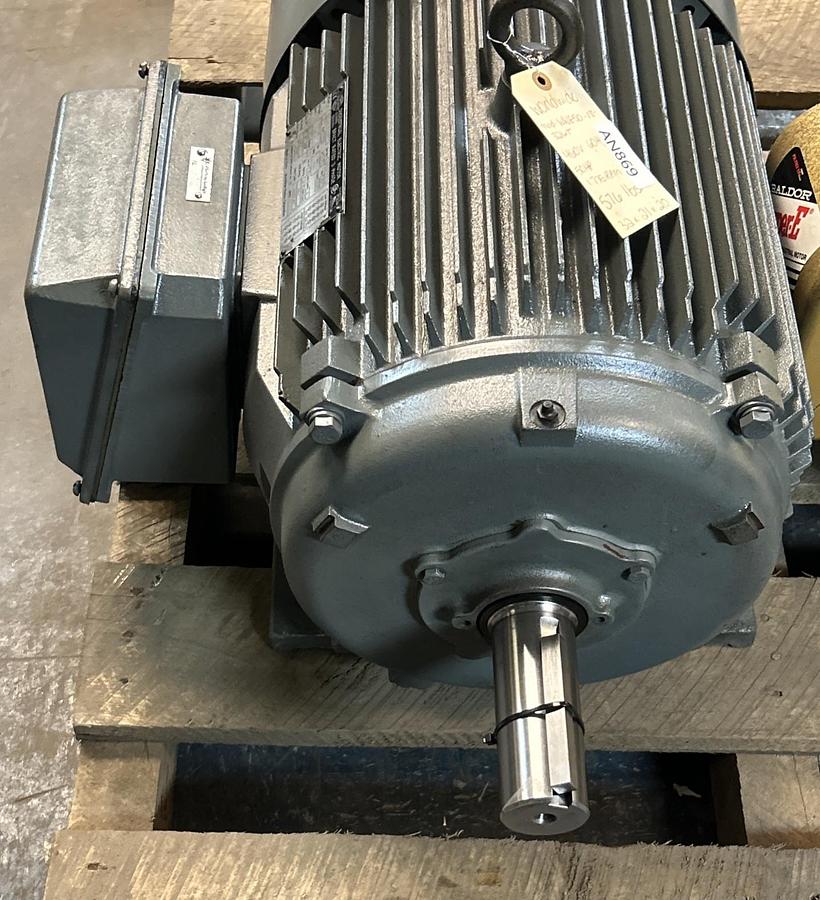 Used WORLDWIDE ELECTRIC,WWE50-18-326T,MOTOR 50HP 1775RPM 460V 3PH 326T FRAME