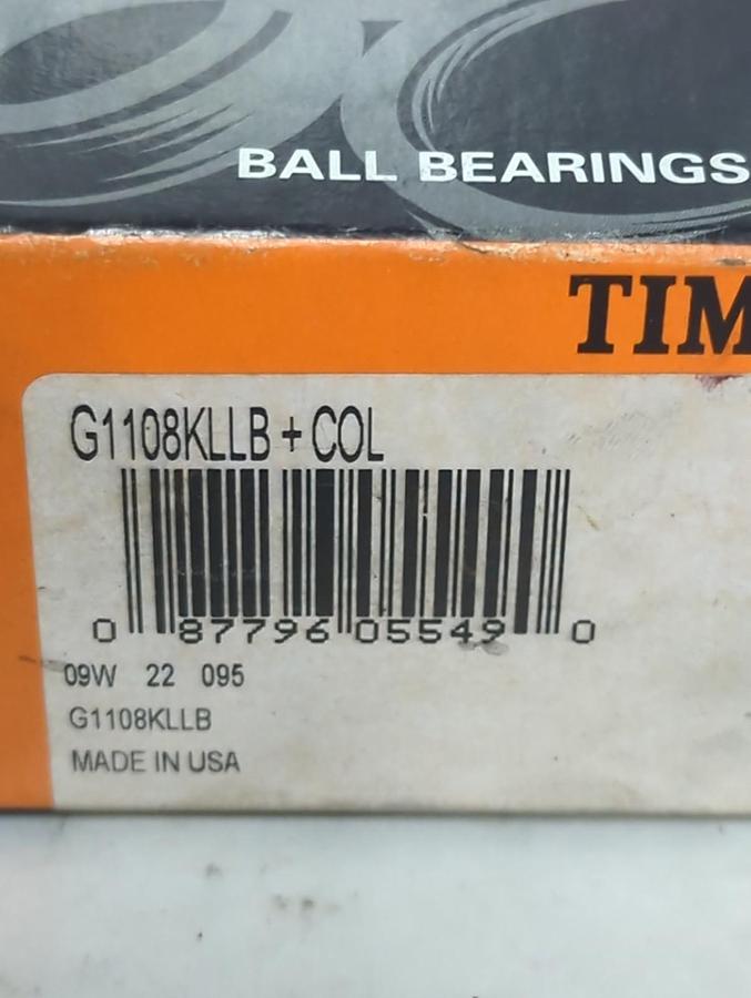 TIMKEN,G1108KLLB+COL,INSERT BALL BEARING WITH COLLAR NOS