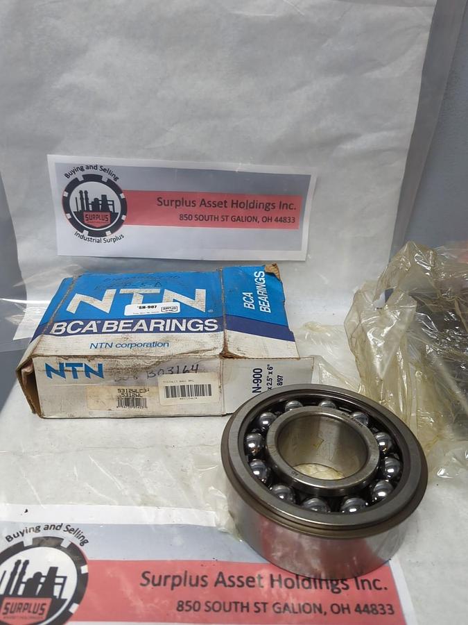 NTN,5312WLC3,BALL BEARING WITH SNAP RING NOS
