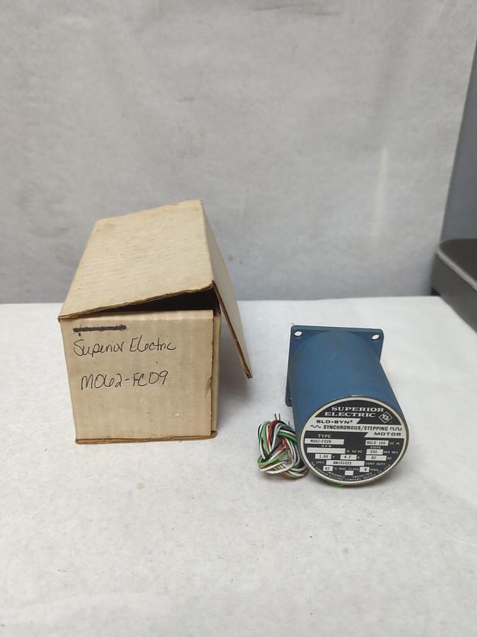 SUPERIOR ELECTRIC,M062-FC09,SYNCHRONOUS STEPPING MOTOR 1.65 VOLT 4.7 AMP NOS