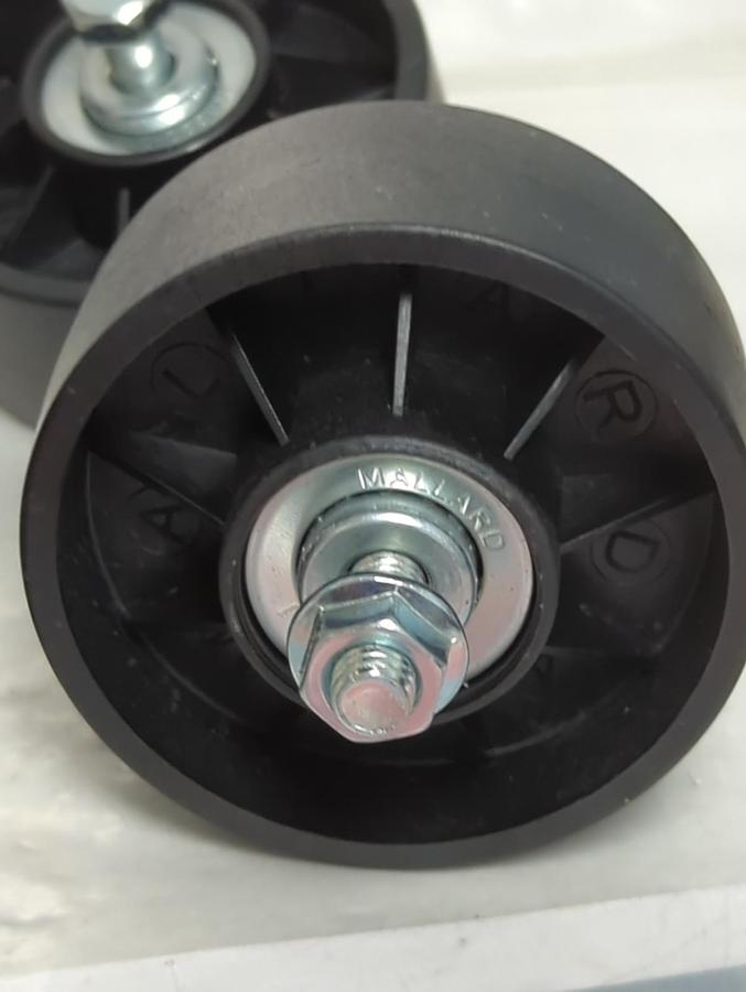 MALLARD,MB330-01,PALLET FLOW WHEELS WITH HARDWARE LOT OF 4 NOS