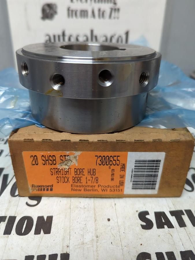 REXNORD,7300655,20 SHSB STD STRAIGHT BORE HUB STOCK BORE 1-7/8 INCH NOS