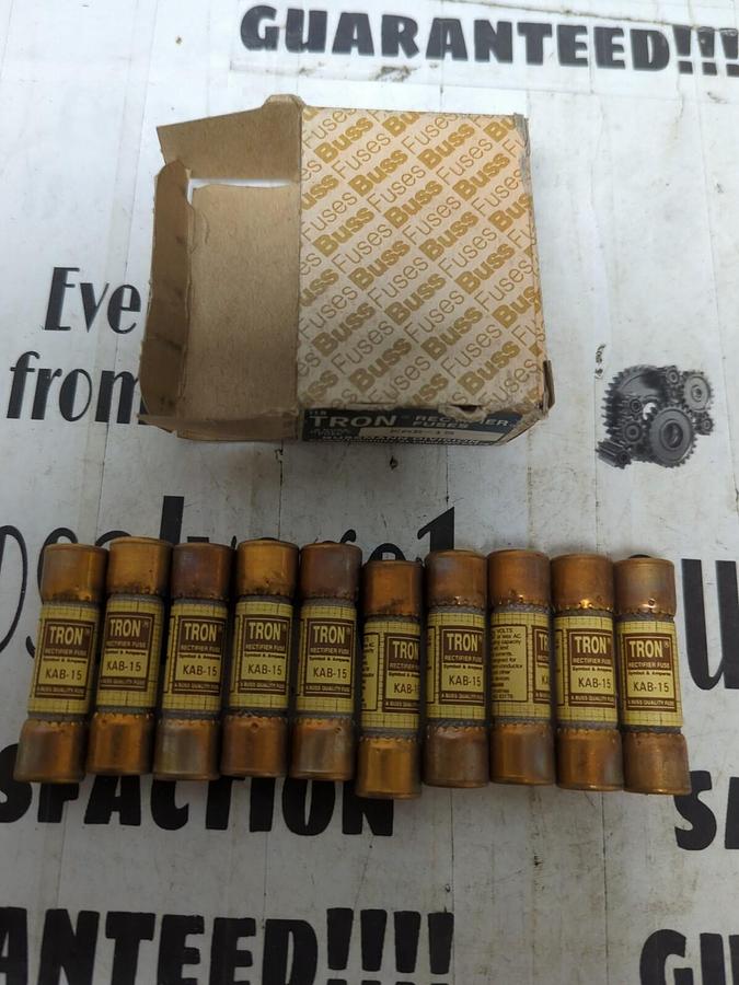 COOPER BUSSMANN,KAB-15,RECTIFIER FUSES BOX OF 10 NOS
