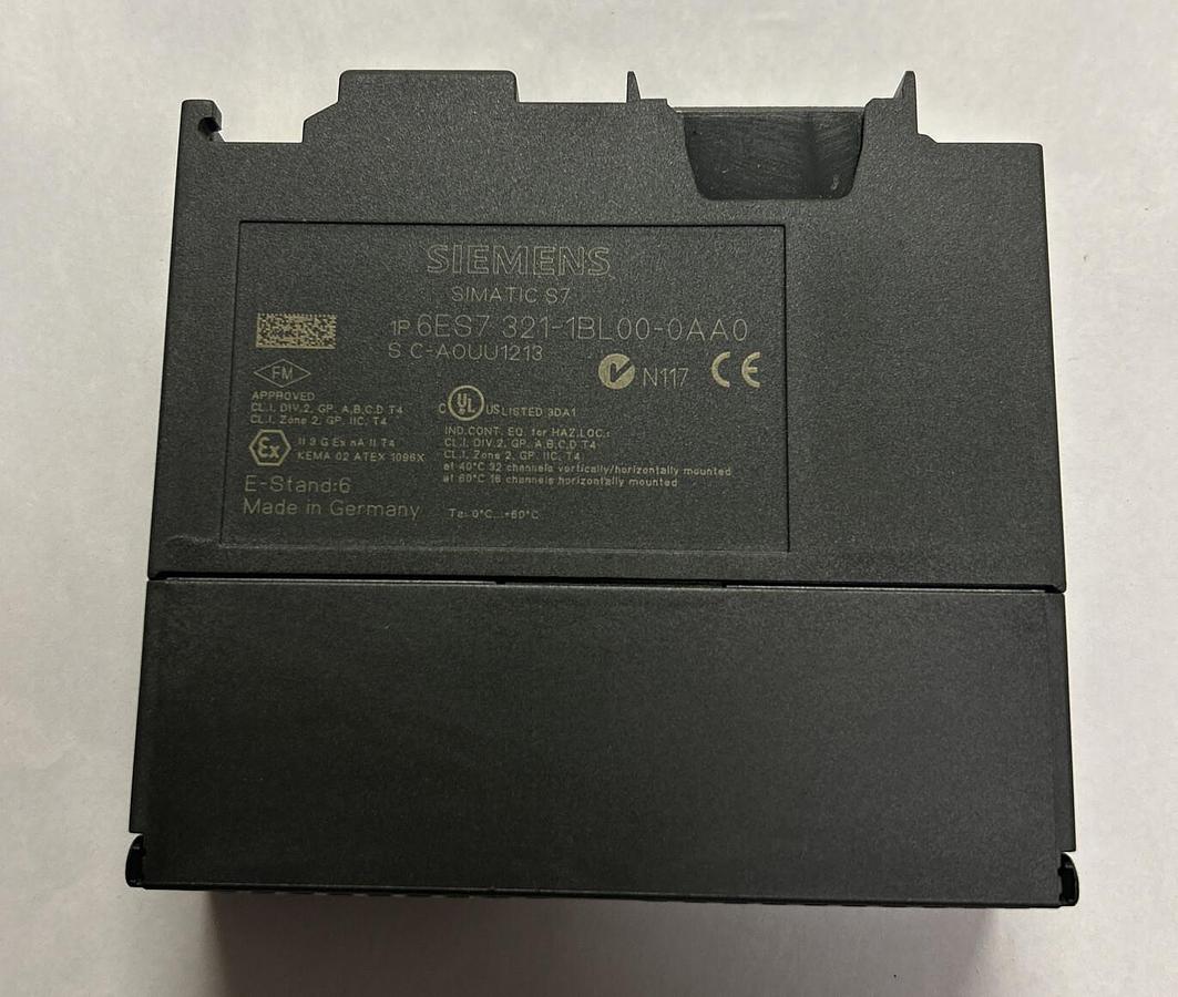 Used SIEMENS,6ES7321-1BL00-0AA0,INPUT MODULE