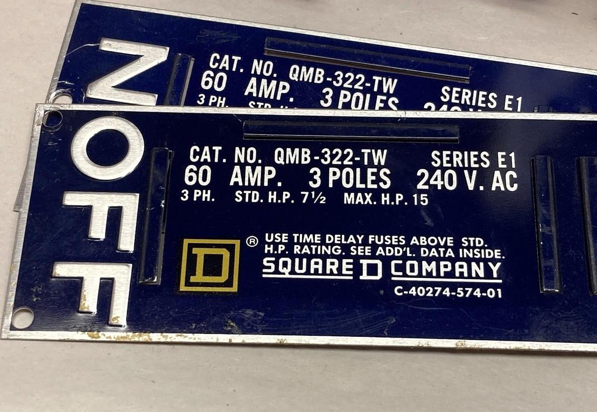 Square D,QMB-322-TW,Switch Kit 60A 240Vac