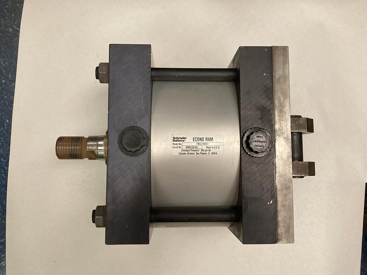 Schroder Bellows,FW2J128541,Pneumatic Cylinder Econo Ram 250 PSI