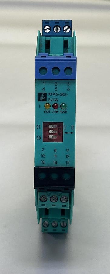 Used PEPPERL & FUCHS,KFA5-SR2-EX1.W,ISOLATED AMPLIFIER SWITCH