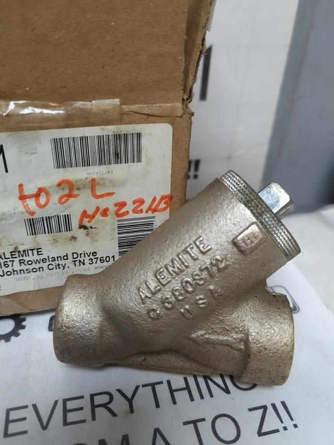 ALEMITE,380372-B1,GREASE STRAINER 1/2 INCH FNPT NOS