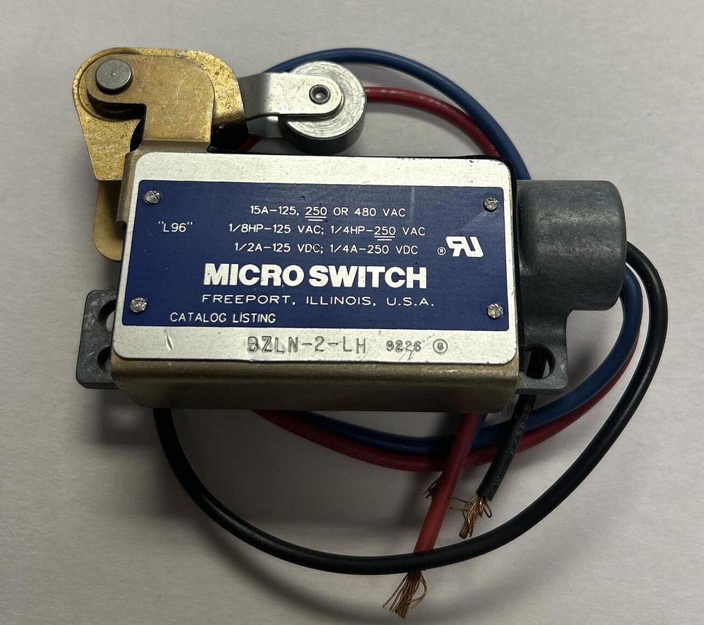 HONEYWELL MICROSWITCH,BZLN-2-LH,SNAP ACTION SWITCH NOS