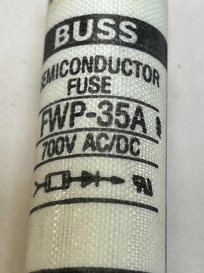 BUSSMANN,FWP-35A,SEMICONDUCTOR FUSE 35A 700V NOS