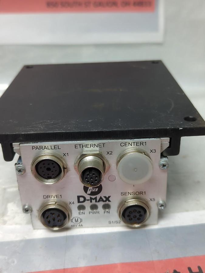 Used FIFE,200926-001,D-MAX WEB GUIDE CONTROLLER SOFT:101110-101 FIRM:100522-015 USED