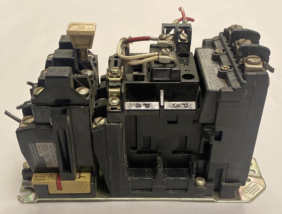 Used Allen-Bradley,509-B0D,Ser B Non-Reversing Starter Size 1 27A