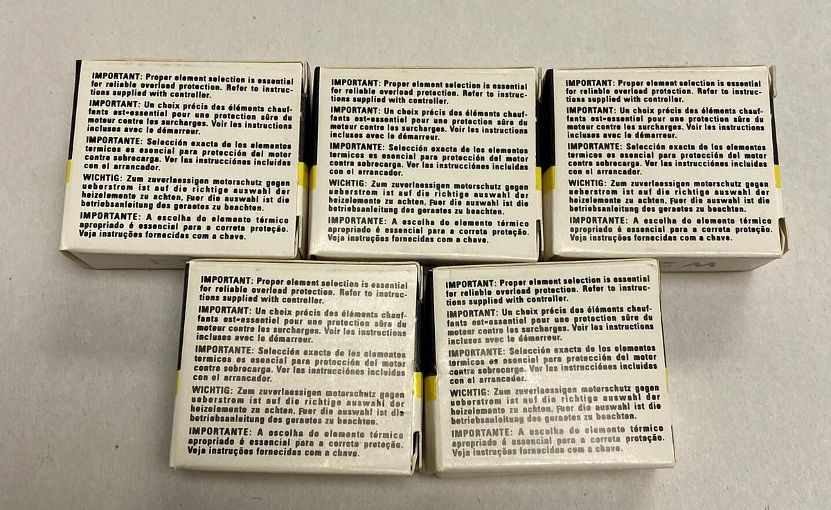 Allen-Bradley,W23,Heater Lot Of 5 New