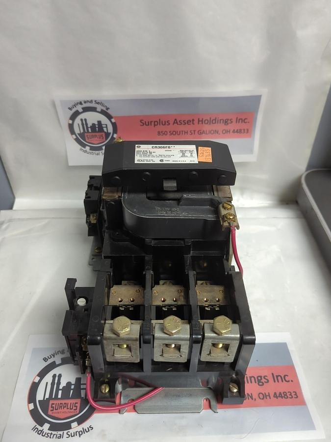 Used GE,CR306F0,SIZE 4 MOTOR STARTER 600AC 135AMP PRE-OWNED
