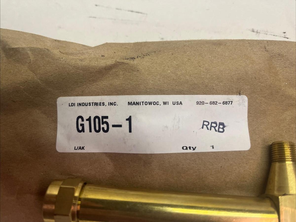LDI,G105-1, SIGHT GLASS 3" OIL LEVEL INDICATOR 3/8" NPT NOS