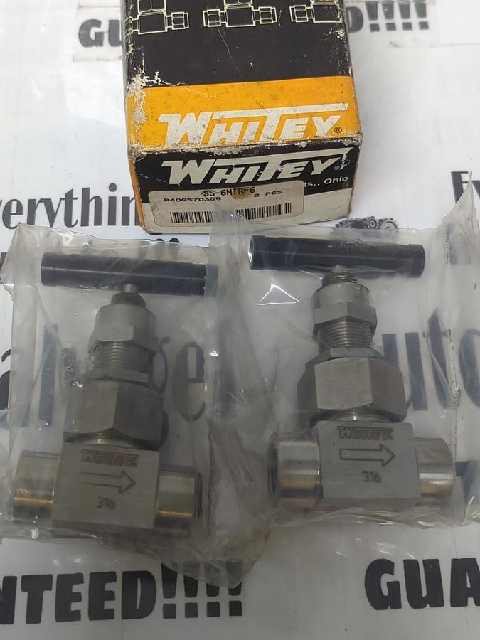 WHITEY,SS-6NTRF6,DISC TFE 6000 PSI BOX OF 2 NOS