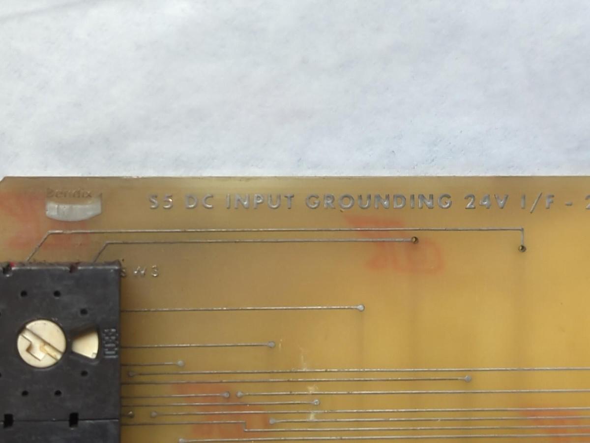 Used BENDIX,3731776B,S5 DC INPUT GROUNDING 24V I/P-2 CIRCUIT BOARD PRE-OWNED