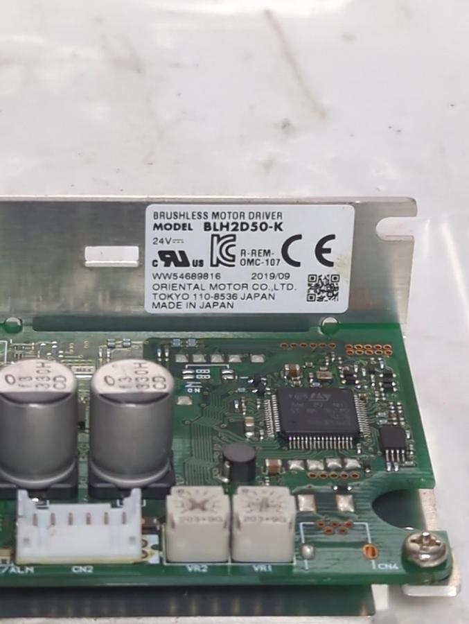Used ORIENTAL MOTOR,BLH2D50-K,BRUSHLESS MOTOR DRIVER PRE-OWNED