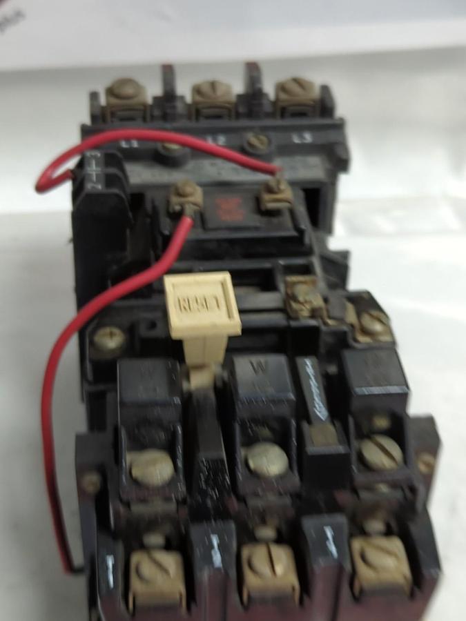 Used ALLEN BRADLEY,509-BOD,SERIES B MOTOR STARTER SIZE 1 PRE-OWNED