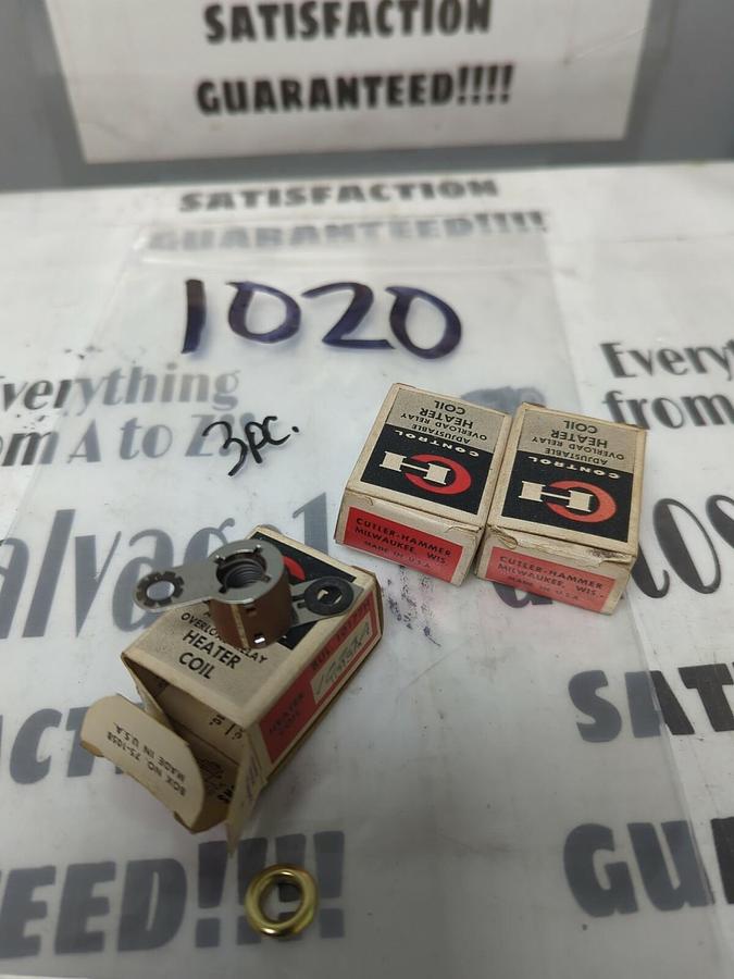 CUTLER HAMMER,1020,HEATER COILS LOT OF 3 NOS