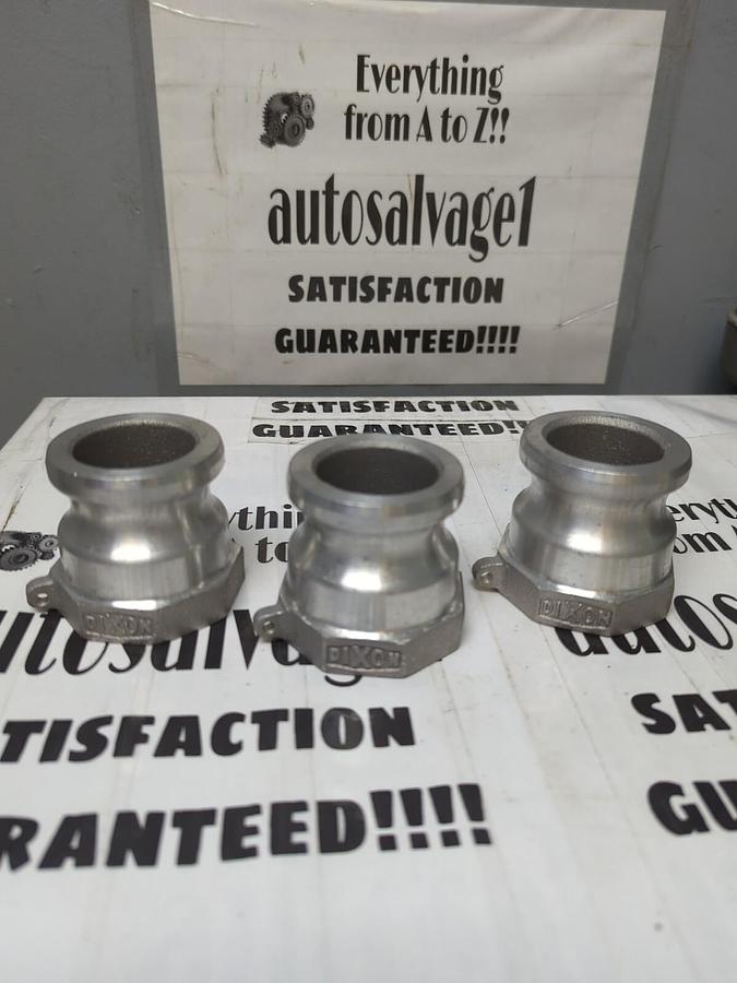 DIXON,A150,CAM & GROOVE TYPE A ADAPTER X FEMALE 1-1/2 INCH LOT OF 3 NOS